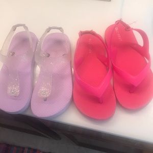 2 pair Old navy Sandals